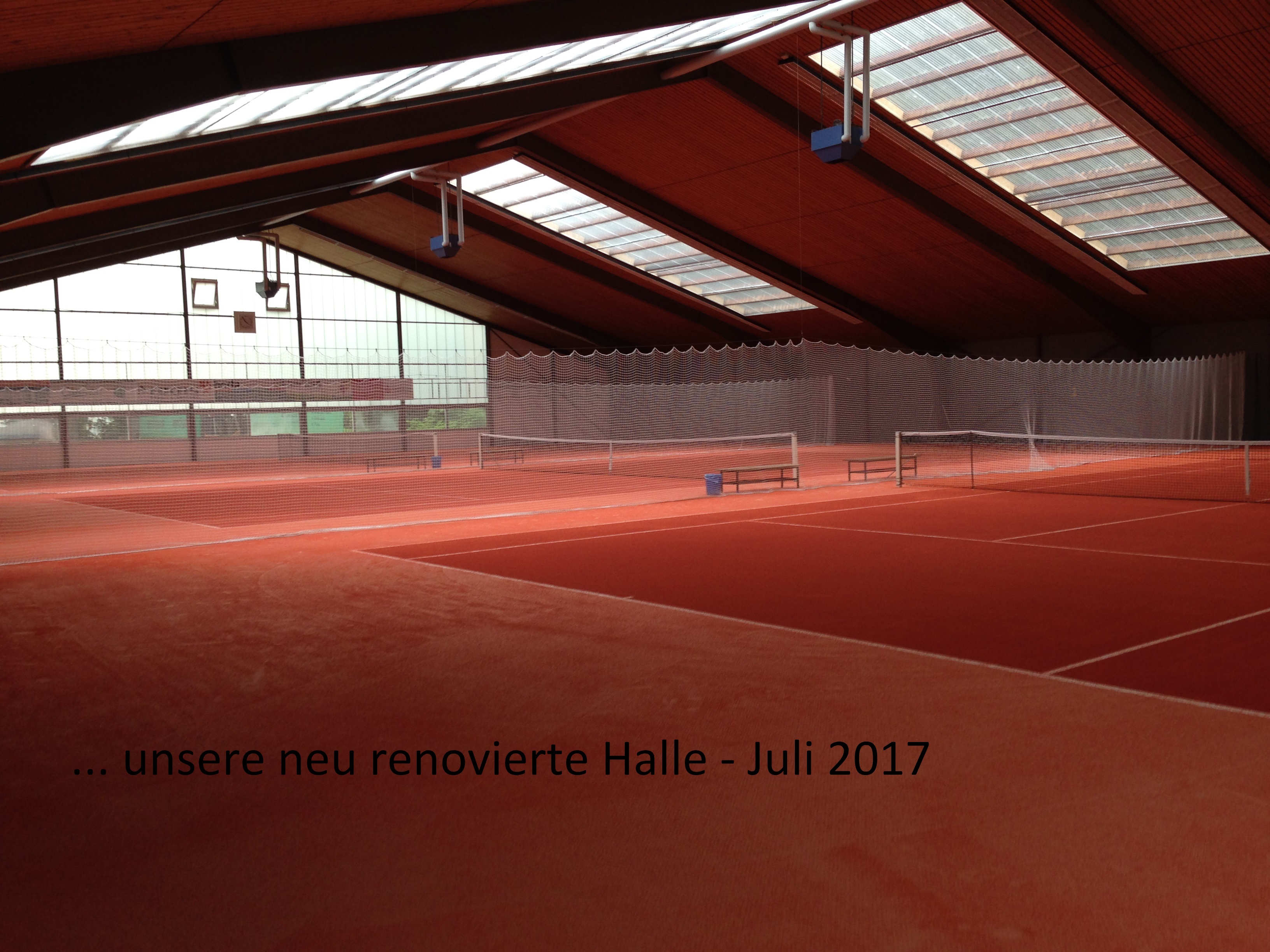 Unsere neue Halle